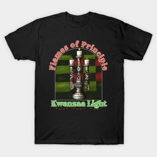 kwanzaa, flames of principle, Design T-Shirt